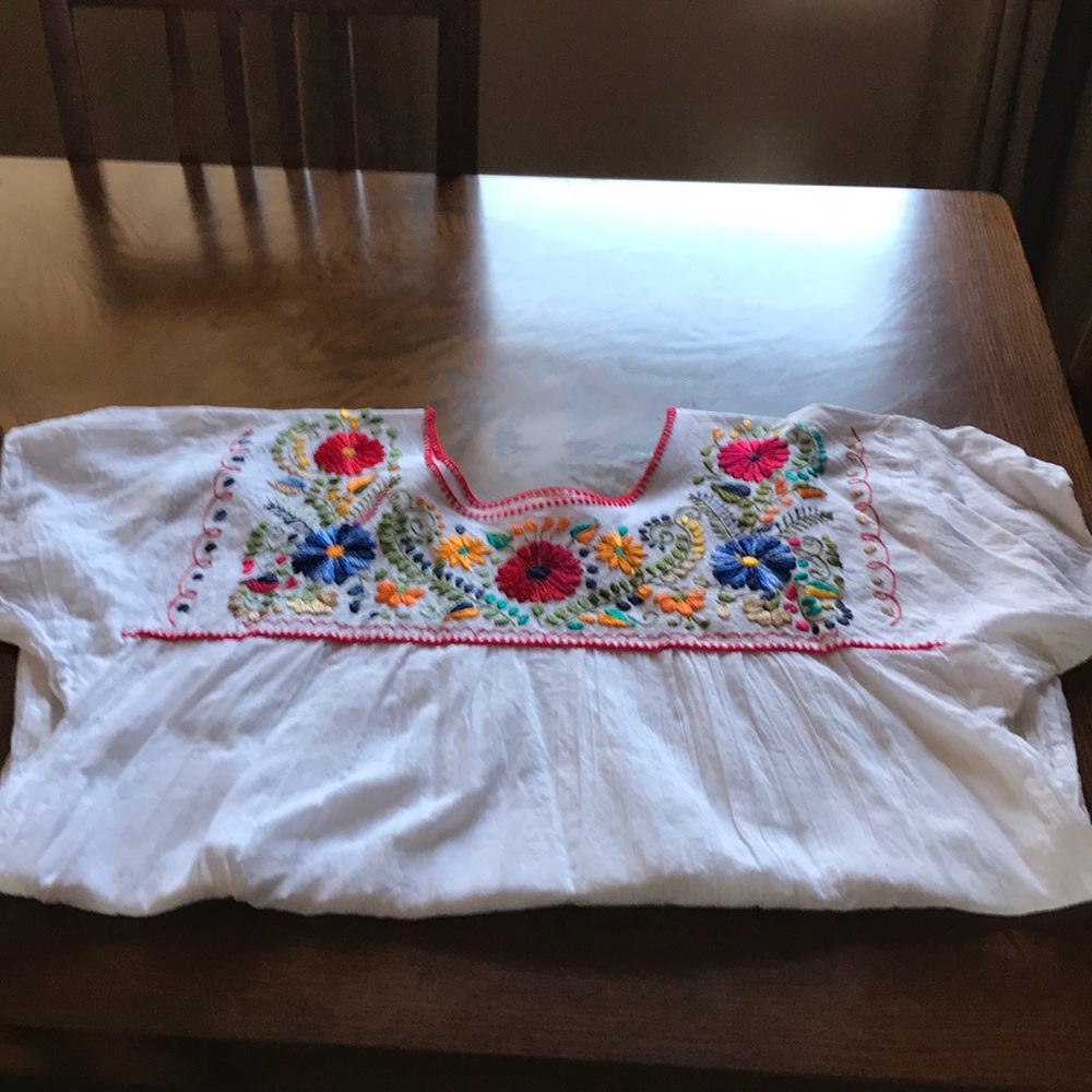 Mexican Embroidered top ..